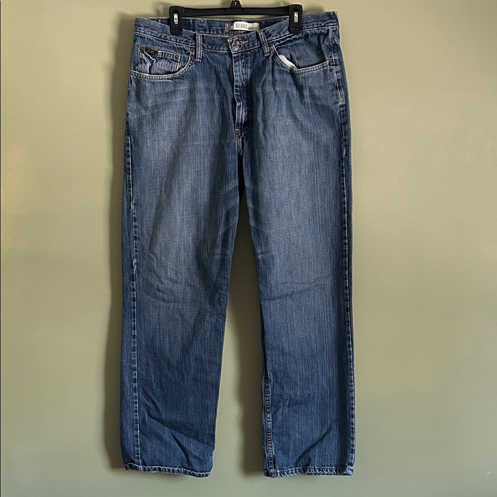 Lee Relaxed Fit Blue Jeans for Men Size 38x34